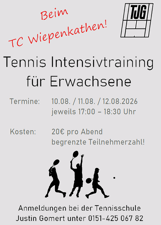 Tennisintensivtrainin - 2026